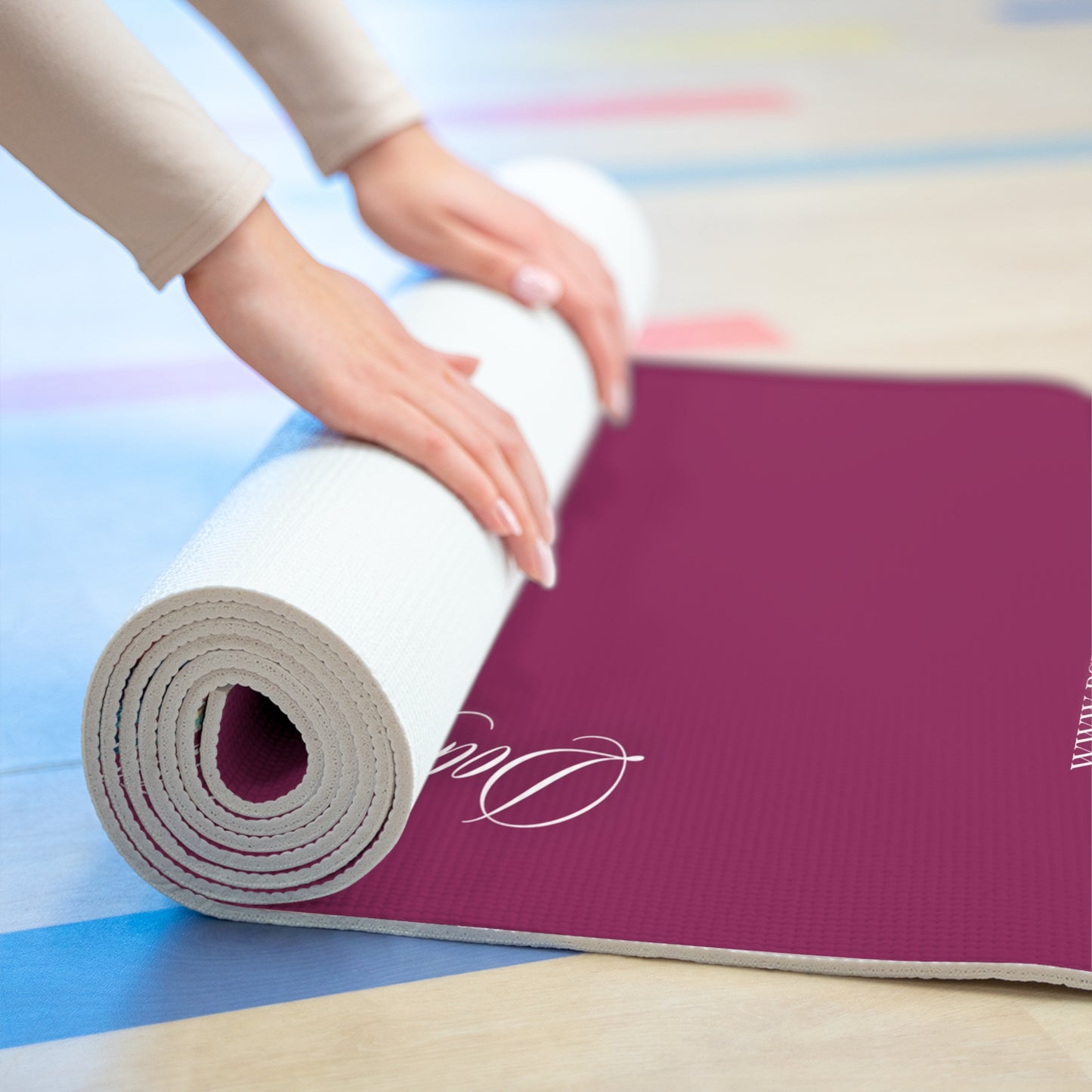 CORE Work Yoga Mat - Magenta