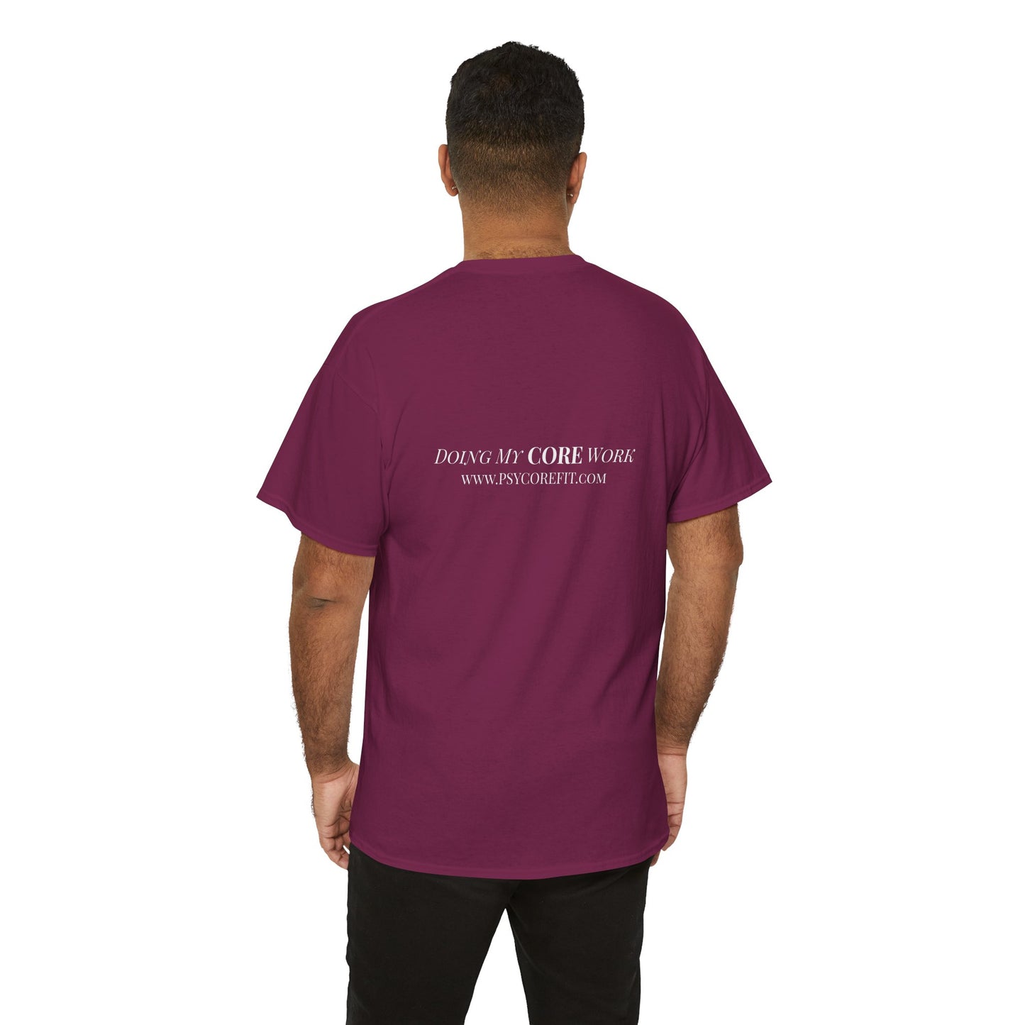 New Boundaries CORE Work Unisex Heavy Cotton Tee - Empowering Personal Boundaries Message Shirt
