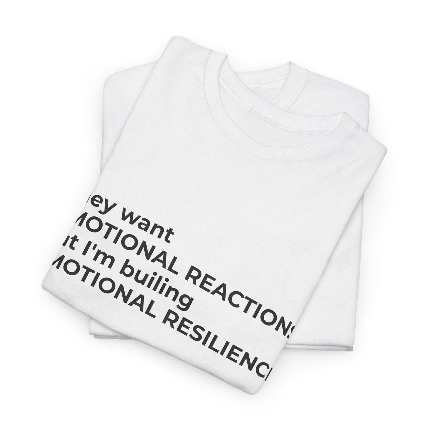 Federal Workforce Wellness Resilience Building Unisex Heavy Cotton Tee - Empowering Mental Resilience Message Shirt