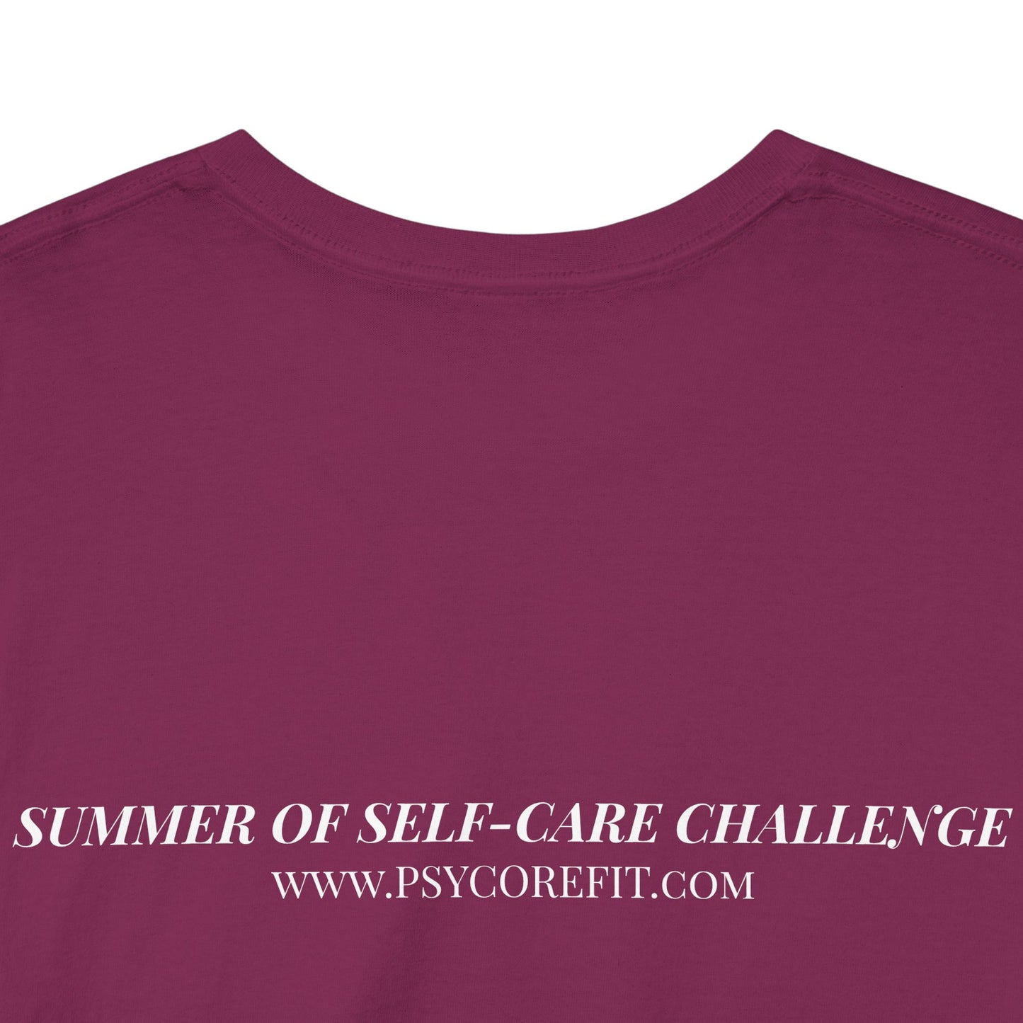 Closing Tabs & Clearing Cache Unisex Heavy Cotton Tee - Empowering Self-Care Message Shirt