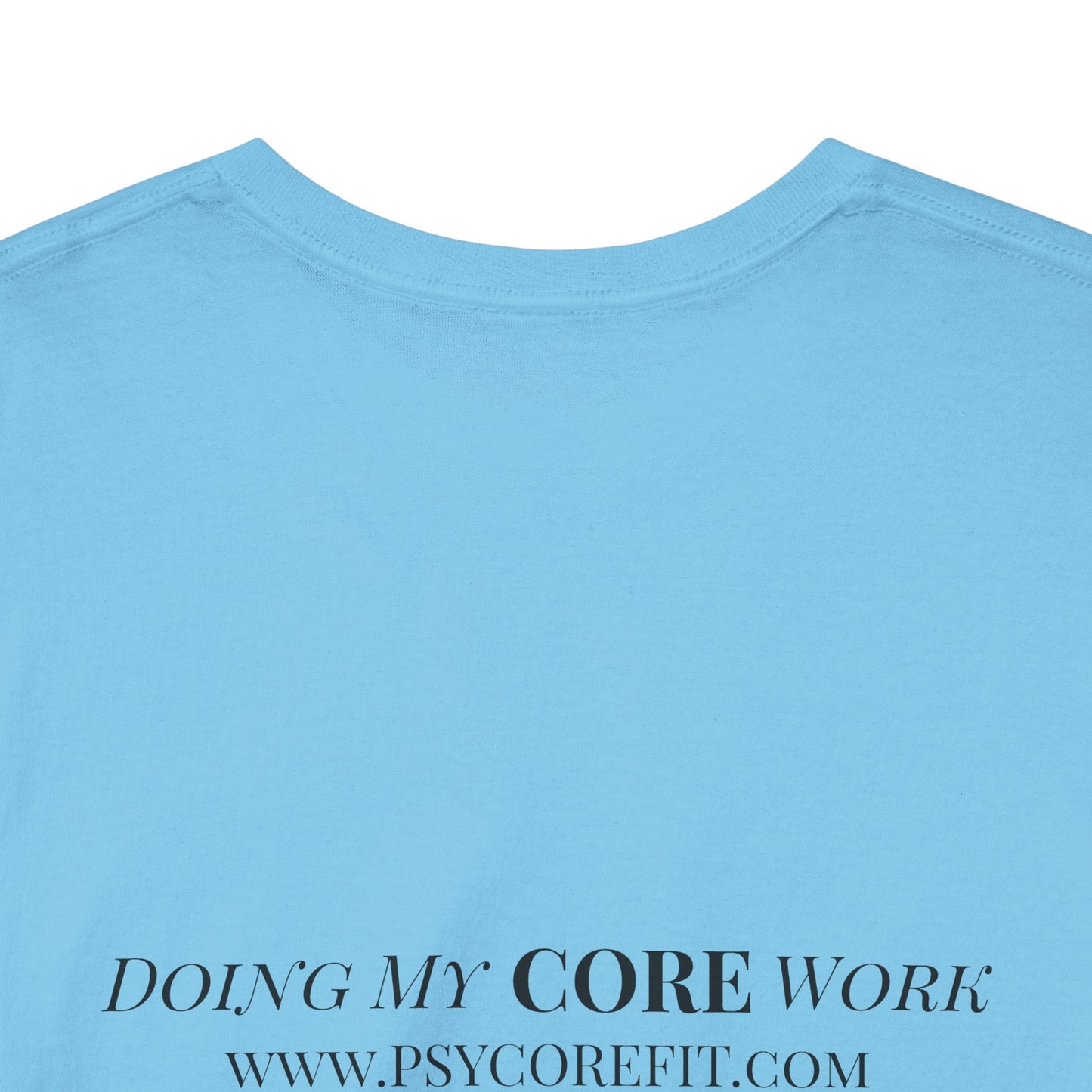 New Boundaries CORE Work Unisex Heavy Cotton Tee - Empowering Personal Boundaries Message Shirt