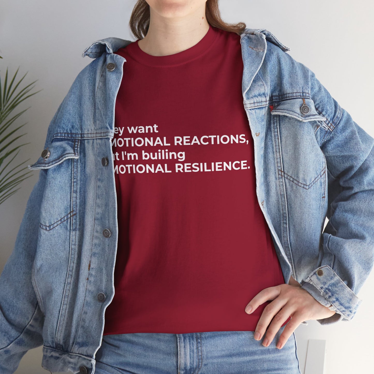 Federal Workforce Wellness Resilience Building Unisex Heavy Cotton Tee - Empowering Mental Resilience Message Shirt