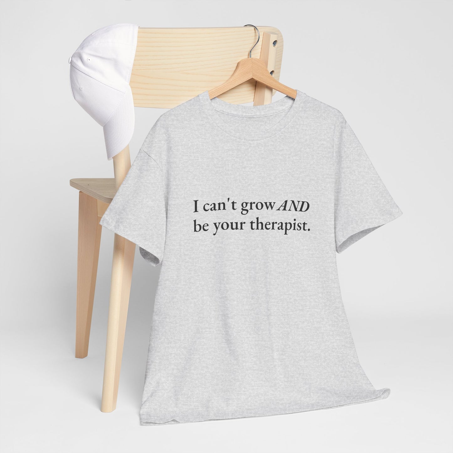 Not Your Therapist CORE Work Unisex Heavy Cotton Tee - Empowering Personal Boundaries Message Shirt