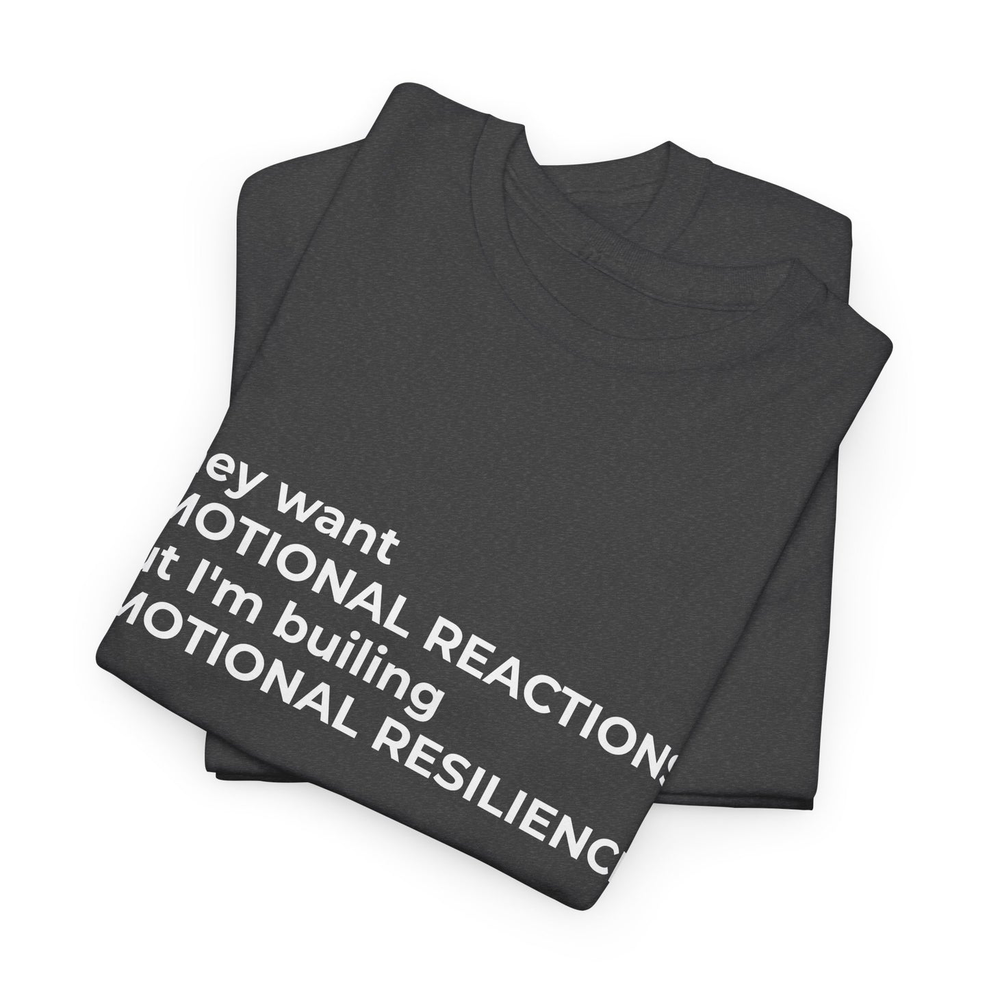 Federal Workforce Wellness Resilience Building Unisex Heavy Cotton Tee - Empowering Mental Resilience Message Shirt