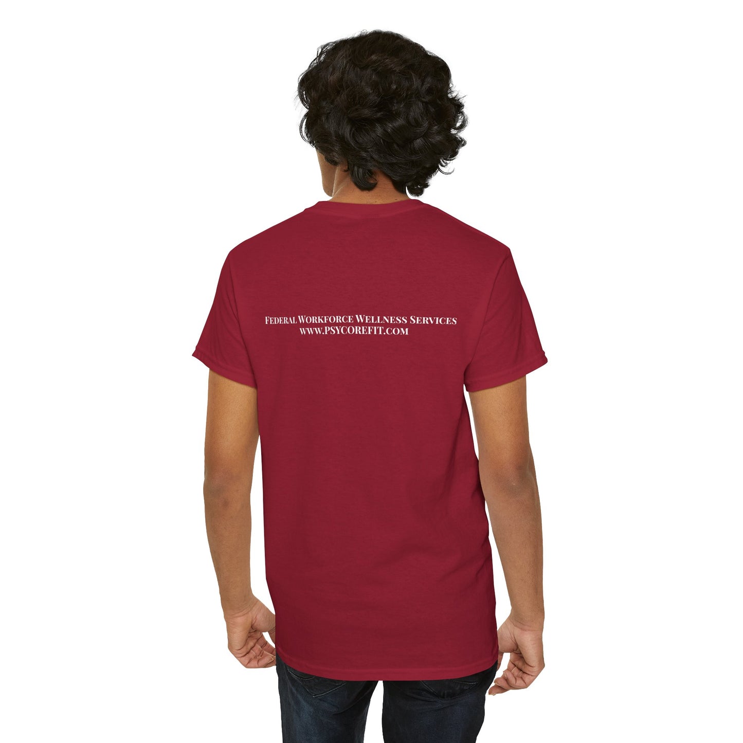 Federal Workforce Wellness Resilience Building Unisex Heavy Cotton Tee - Empowering Mental Resilience Message Shirt