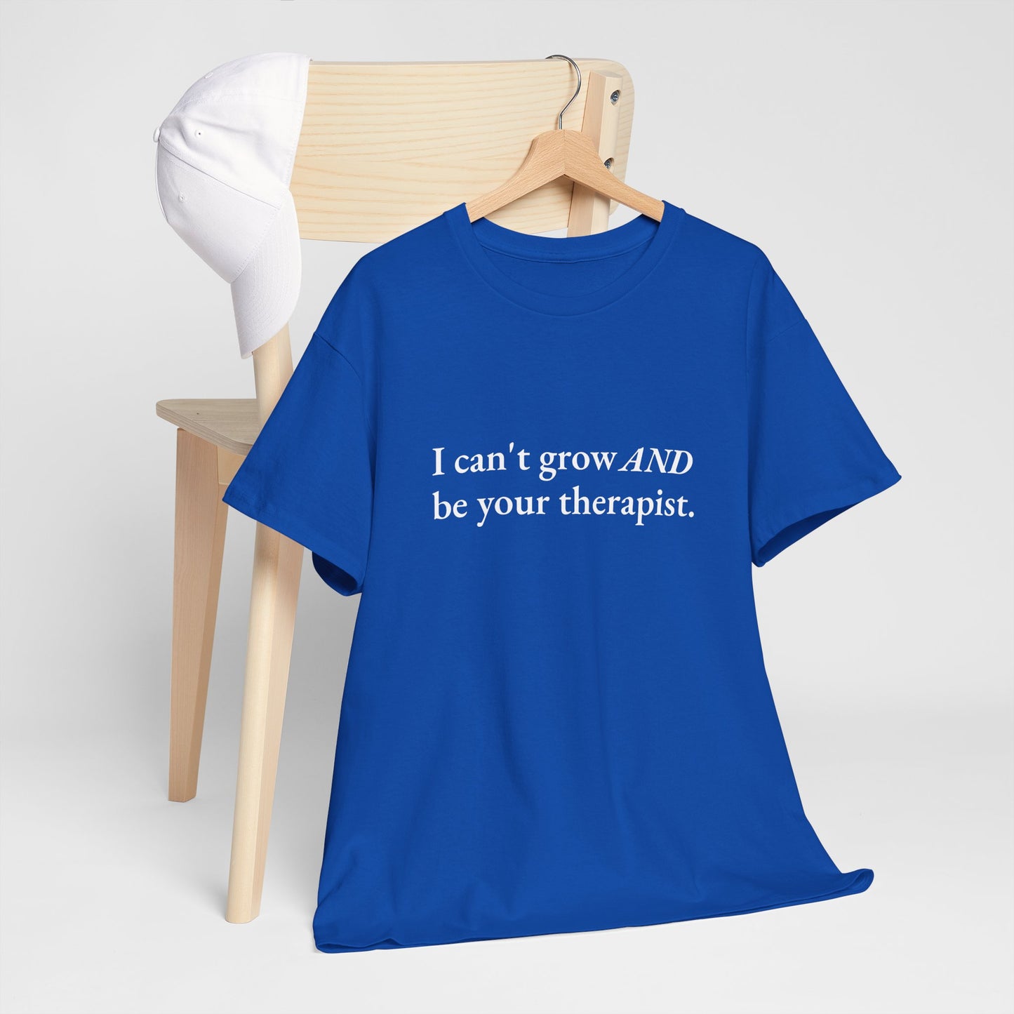 Not Your Therapist CORE Work Unisex Heavy Cotton Tee - Empowering Personal Boundaries Message Shirt