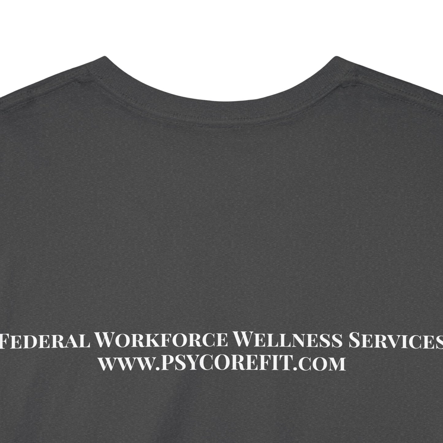 Federal Workforce Wellness Calm in Chaos Unisex Heavy Cotton Tee - Empowering Mental Resilience Message Shirt