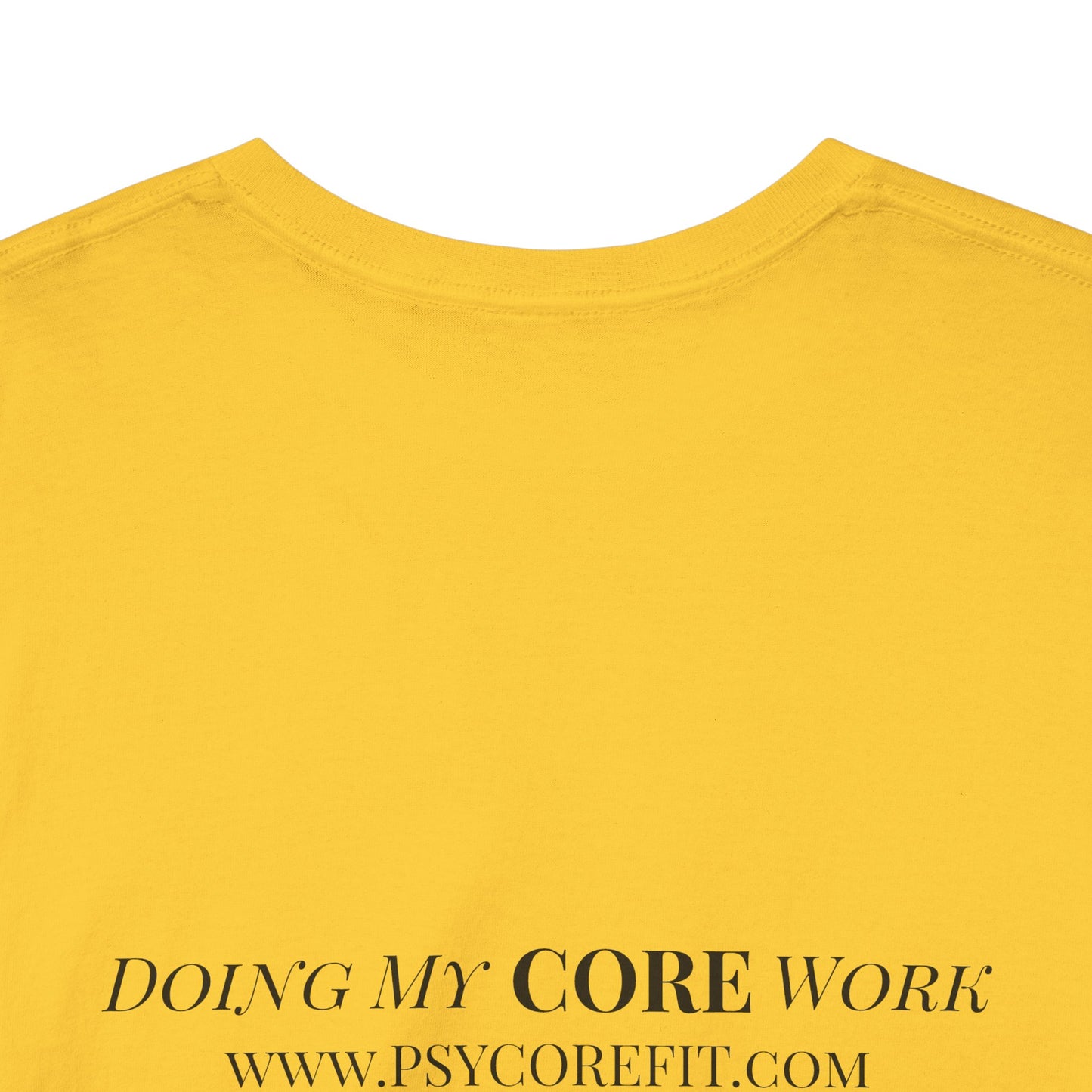 New Boundaries CORE Work Unisex Heavy Cotton Tee - Empowering Personal Boundaries Message Shirt