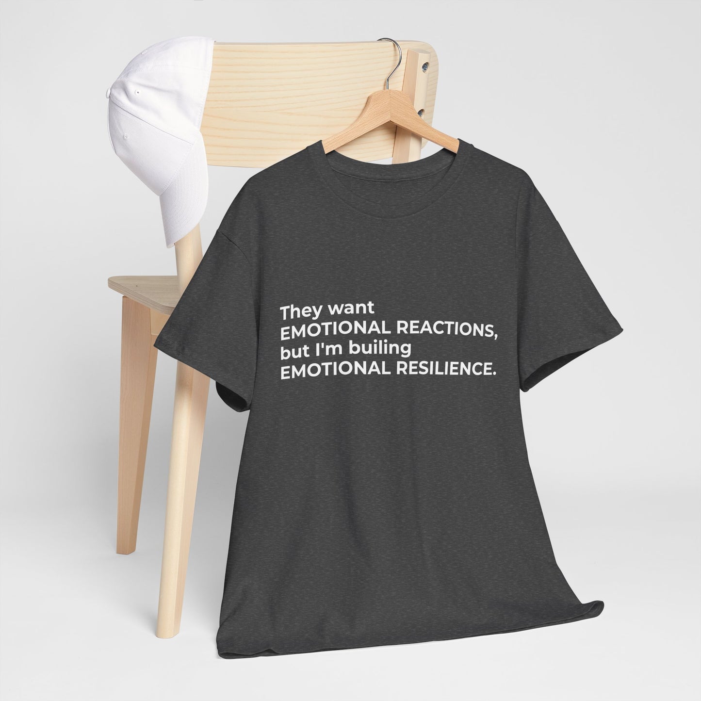 Federal Workforce Wellness Resilience Building Unisex Heavy Cotton Tee - Empowering Mental Resilience Message Shirt