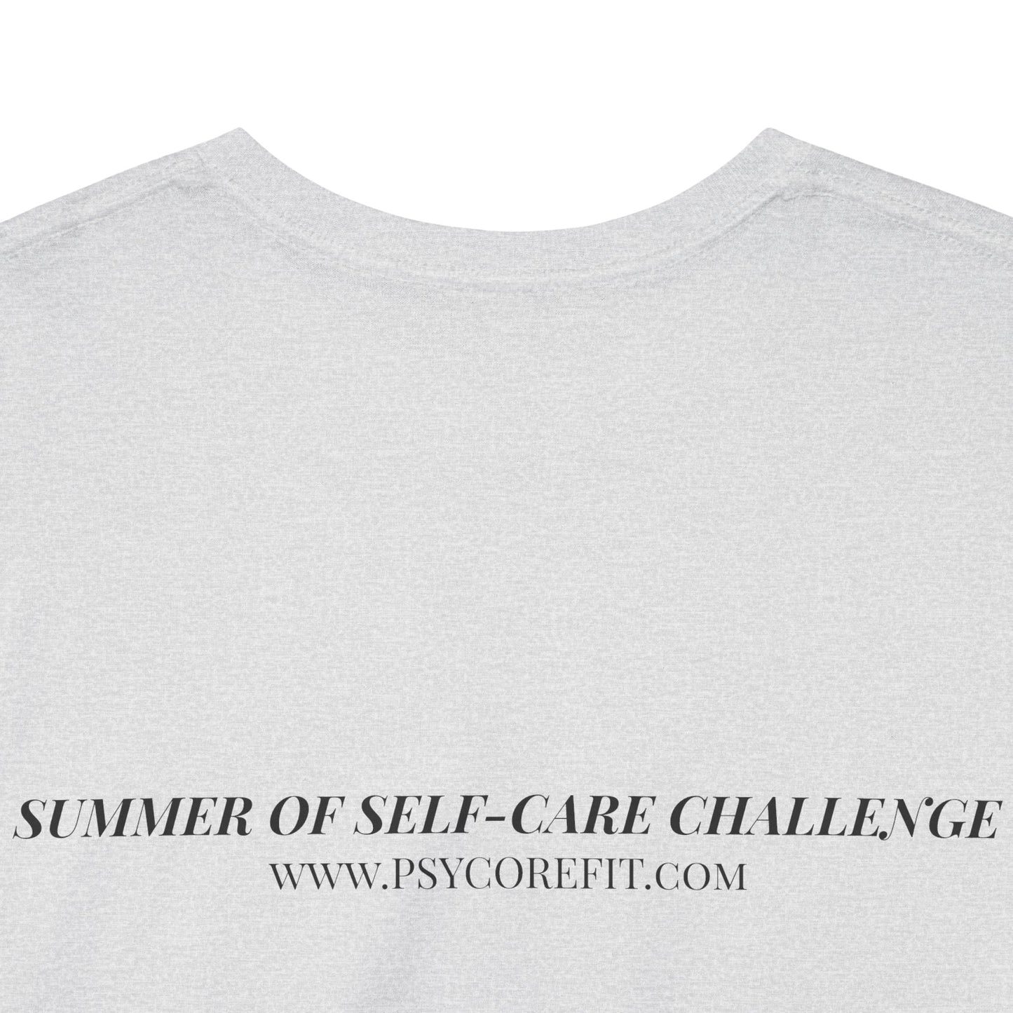Closing Tabs & Clearing Cache Unisex Heavy Cotton Tee - Empowering Self-Care Message Shirt