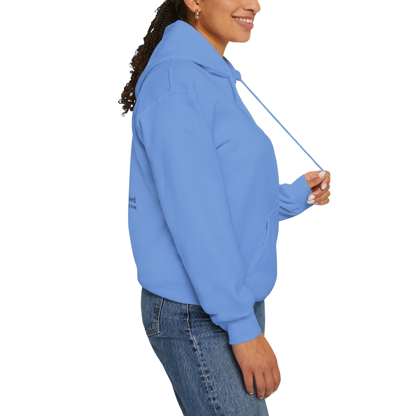New Boundaries CORE Work Unisex Heavy Blended Hoodie - Empowering Personal Boundaries Message Shirt