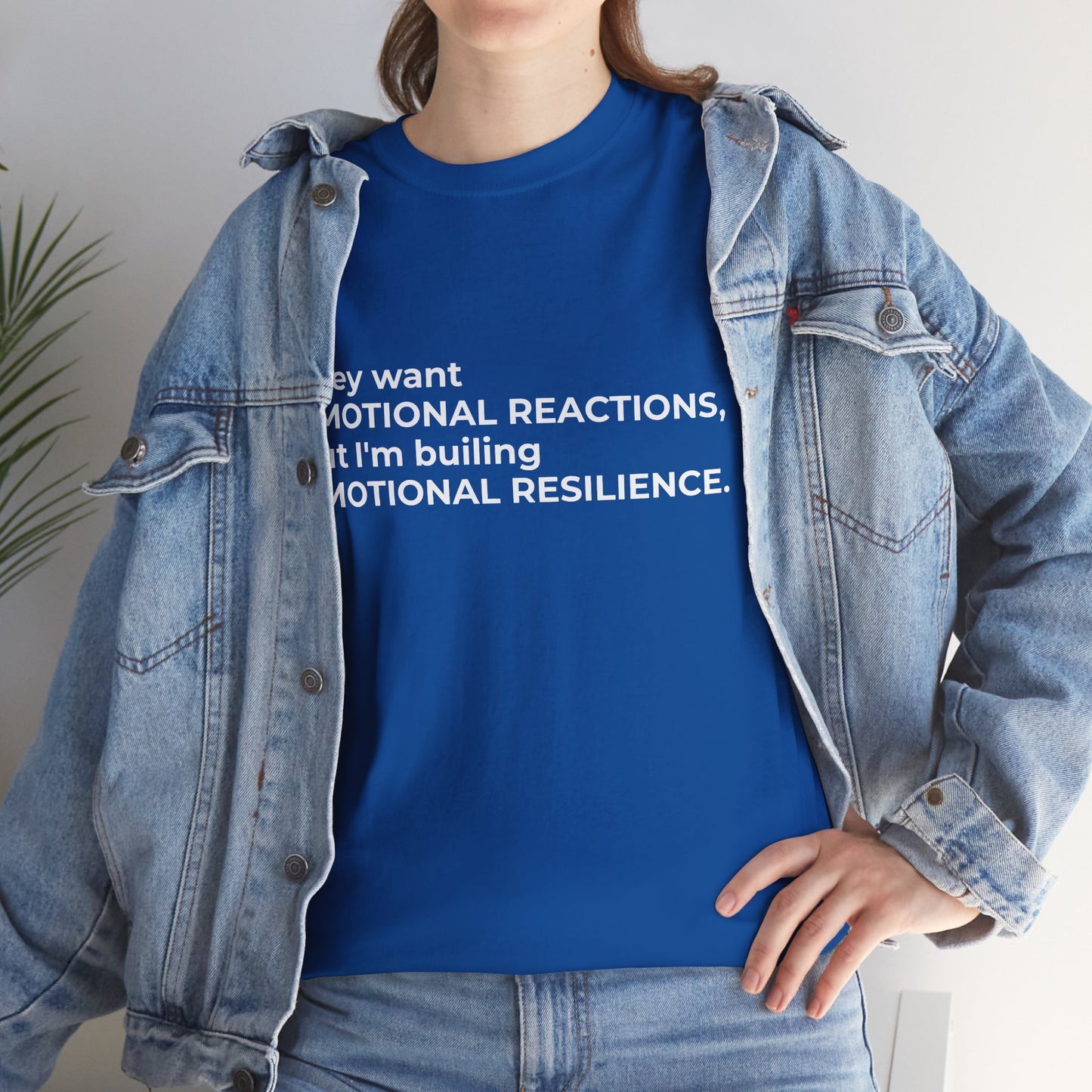 Federal Workforce Wellness Resilience Building Unisex Heavy Cotton Tee - Empowering Mental Resilience Message Shirt