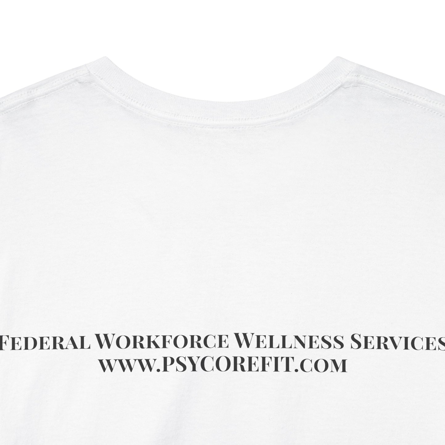 Federal Workforce Wellness Meditate Unisex Cotton Tee - Empowering Mental Resilience Message Shirt