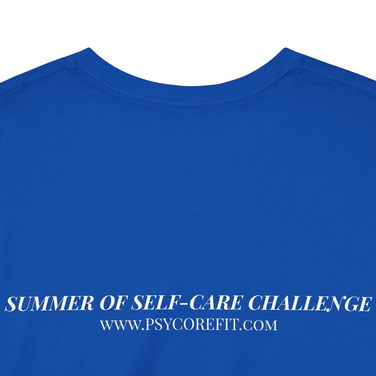 Step for Sanity Unisex Heavy Cotton Tee - Empowering Self-Care Message Shirt