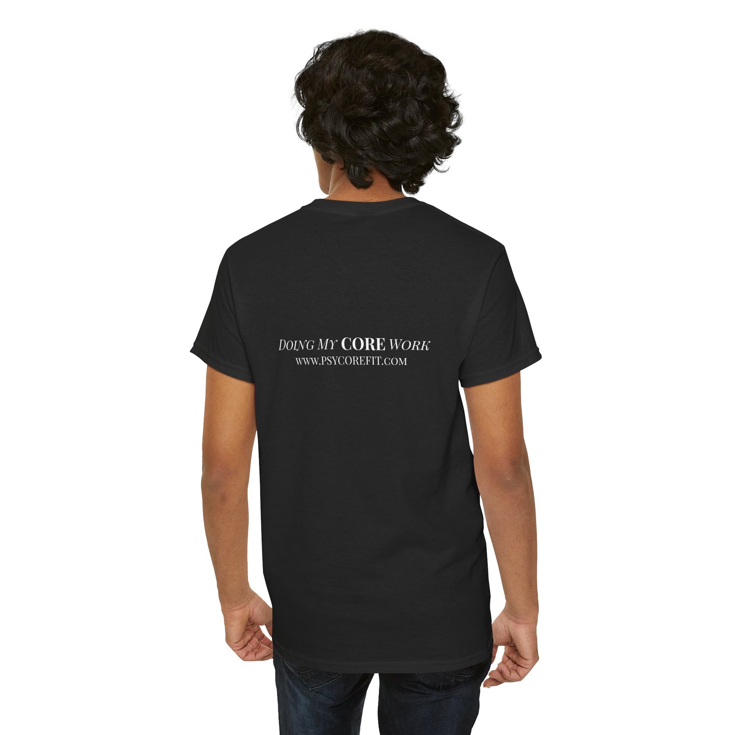 New Boundaries CORE Work Unisex Heavy Cotton Tee - Empowering Personal Boundaries Message Shirt