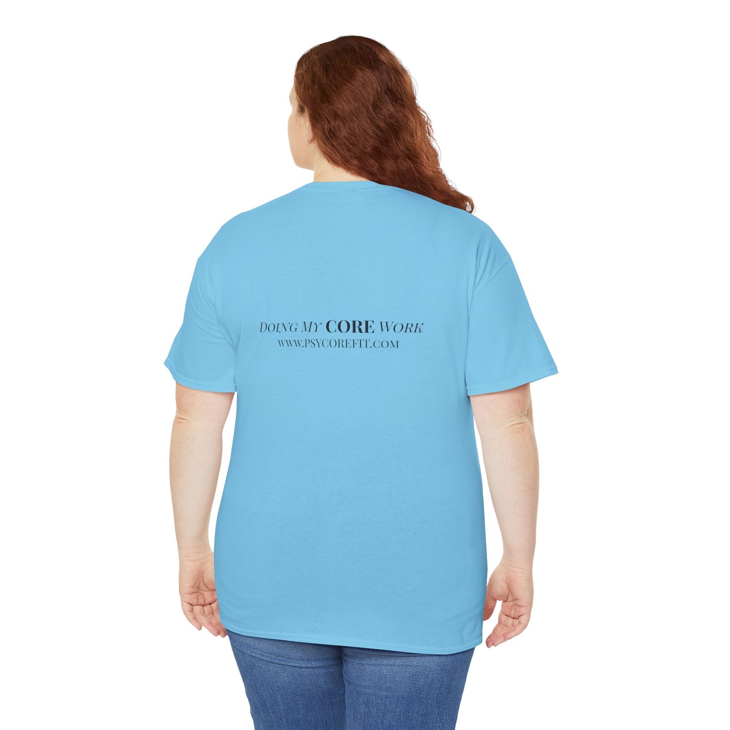 Emotional Labor Strike CORE Work Unisex Heavy Cotton Tee - Empowering Personal Boundaries Message Shirt