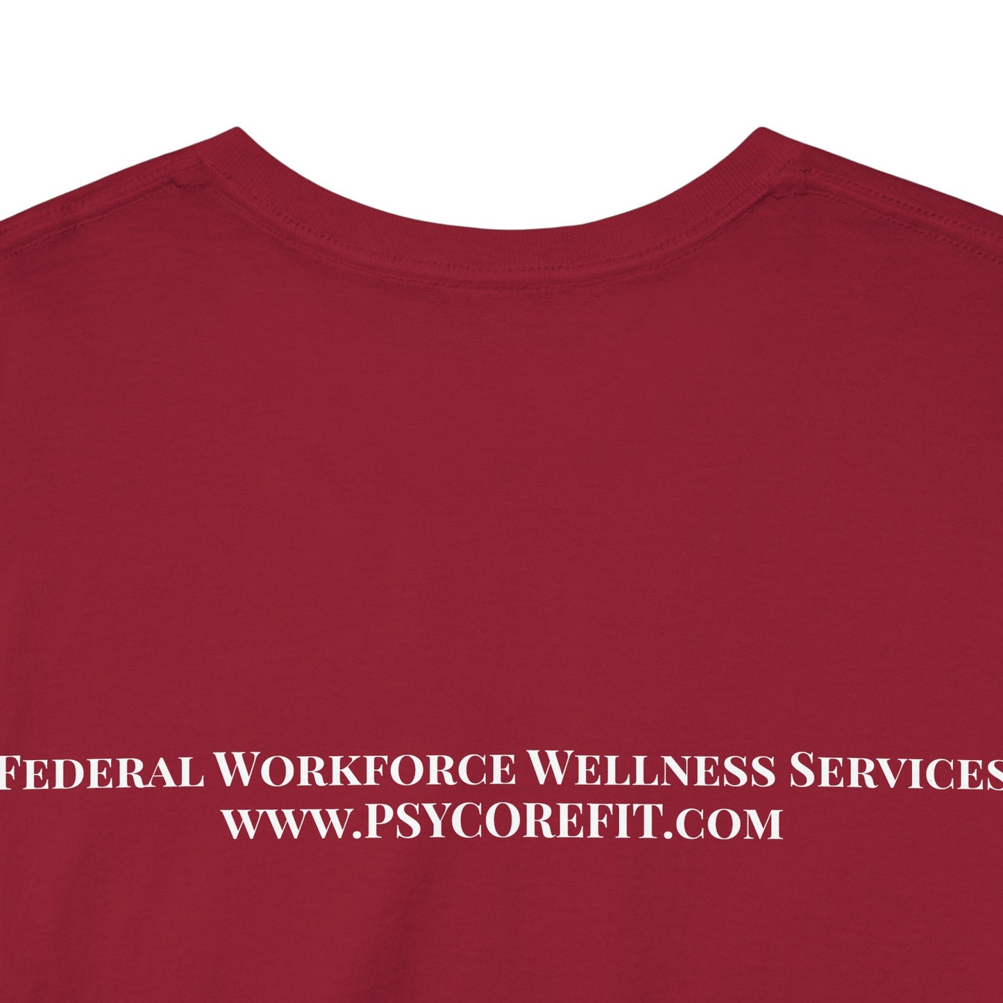 Federal Workforce Wellness Resilience Building Unisex Heavy Cotton Tee - Empowering Mental Resilience Message Shirt