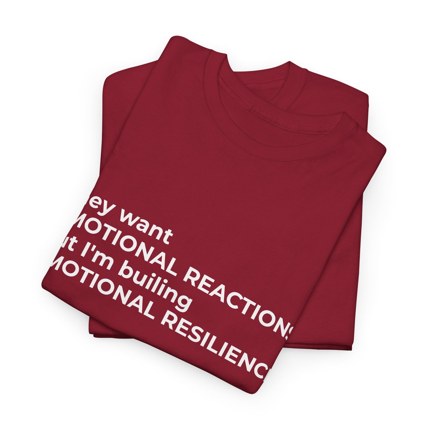 Federal Workforce Wellness Resilience Building Unisex Heavy Cotton Tee - Empowering Mental Resilience Message Shirt