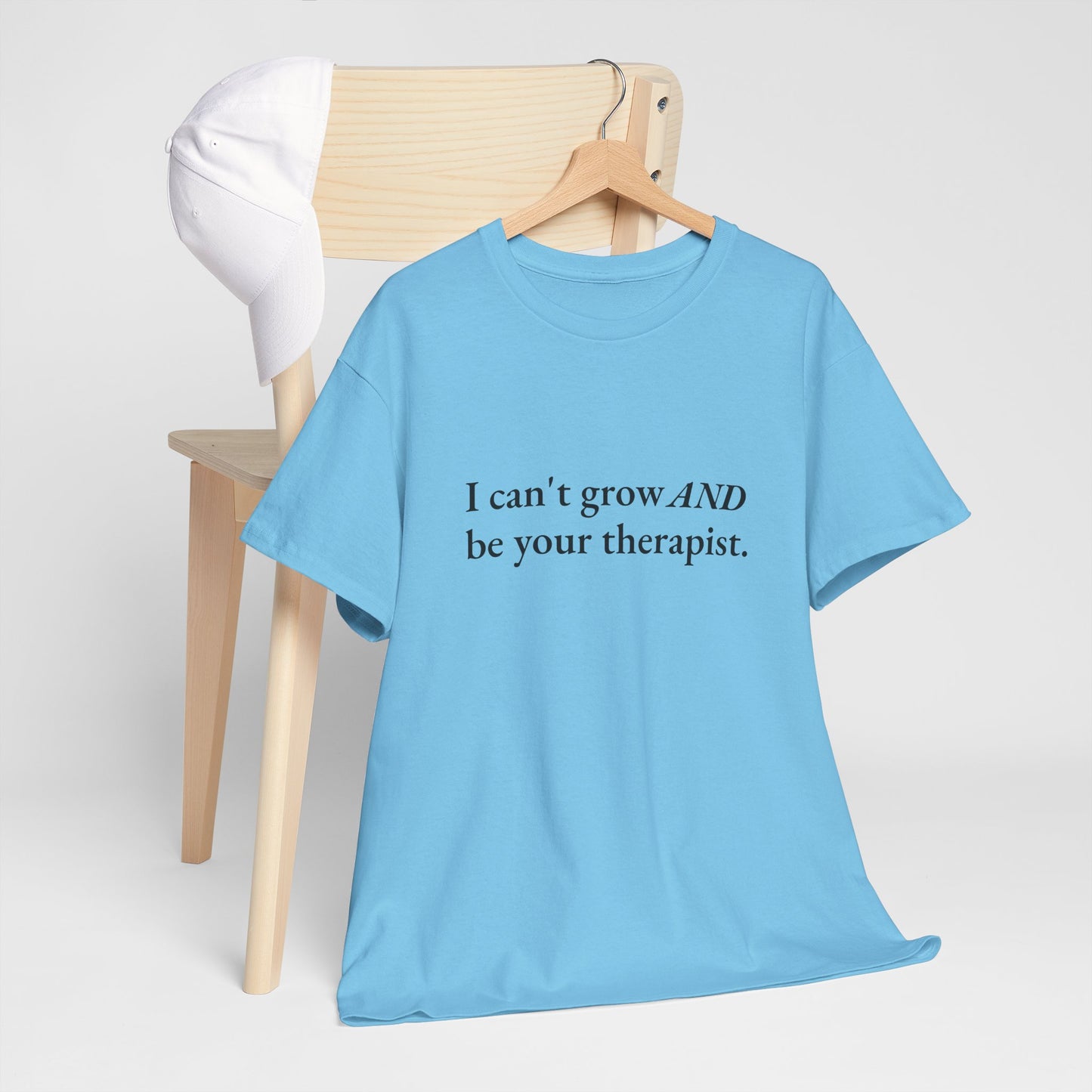 Not Your Therapist CORE Work Unisex Heavy Cotton Tee - Empowering Personal Boundaries Message Shirt