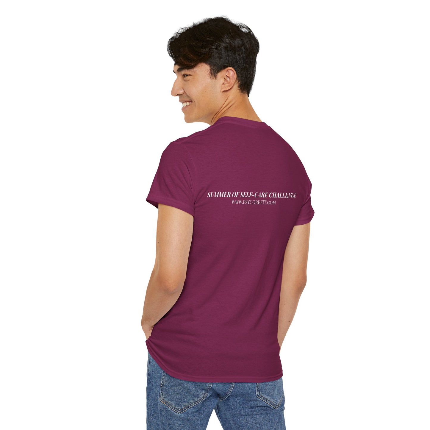 Closing Tabs & Clearing Cache Unisex Heavy Cotton Tee - Empowering Self-Care Message Shirt