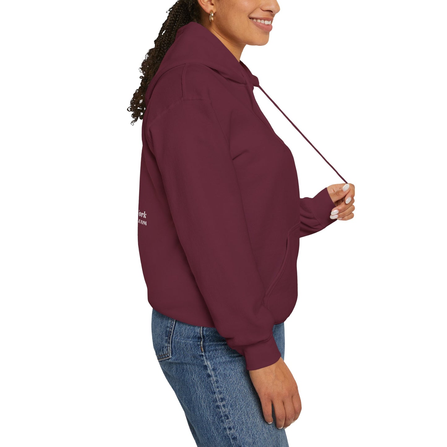 New Boundaries CORE Work Unisex Heavy Blended Hoodie - Empowering Personal Boundaries Message Shirt