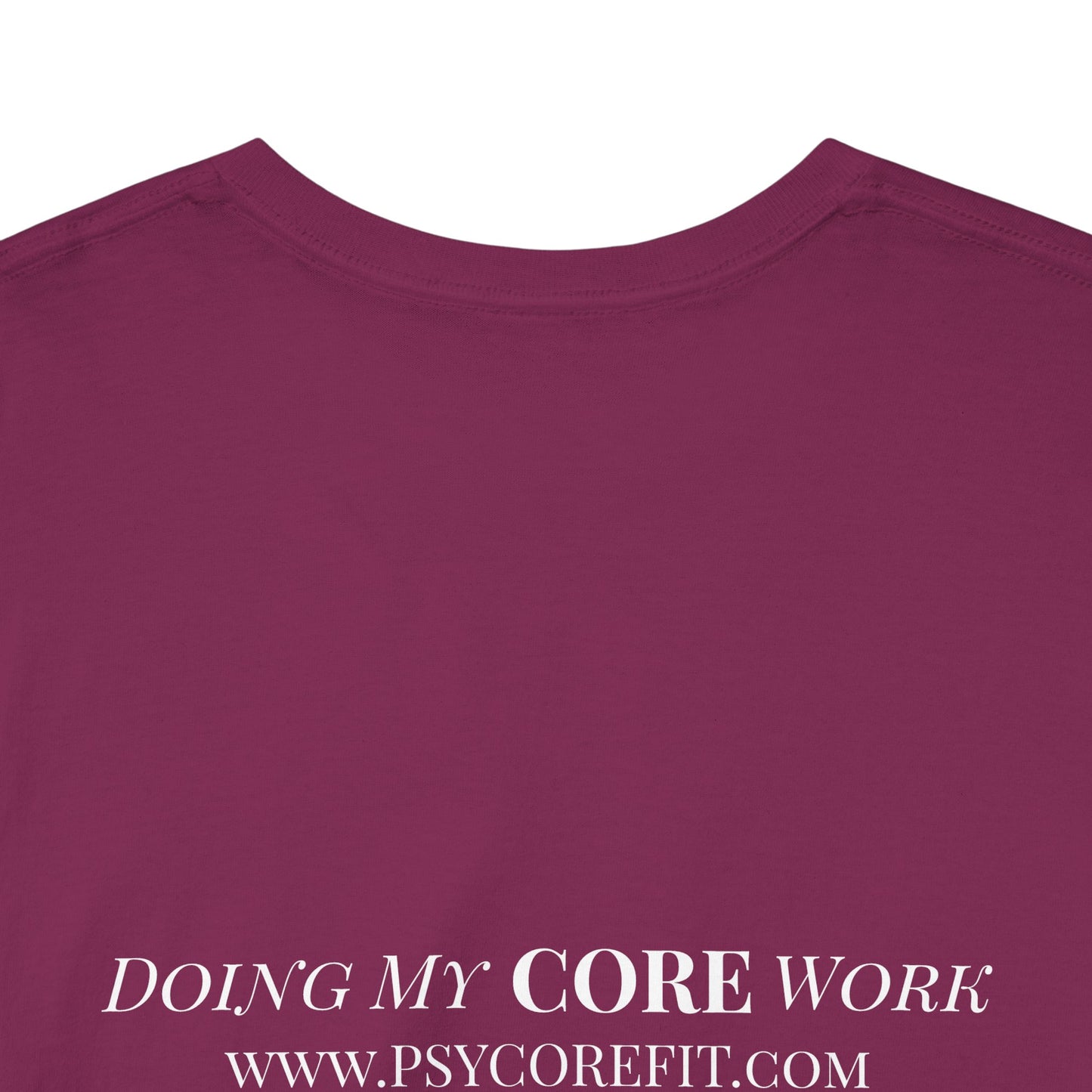 Not Your Therapist CORE Work Unisex Heavy Cotton Tee - Empowering Personal Boundaries Message Shirt