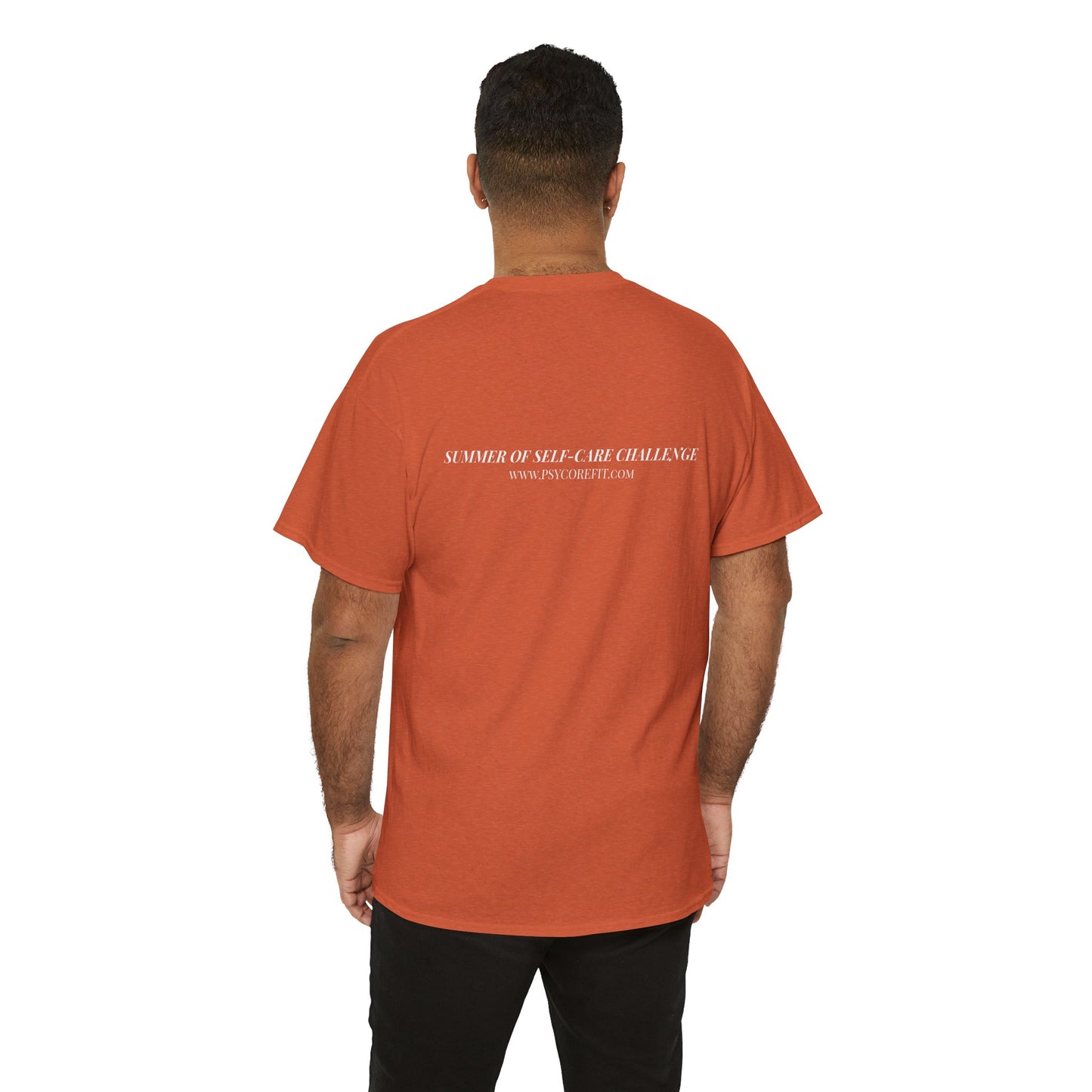 Closing Tabs & Clearing Cache Unisex Heavy Cotton Tee - Empowering Self-Care Message Shirt
