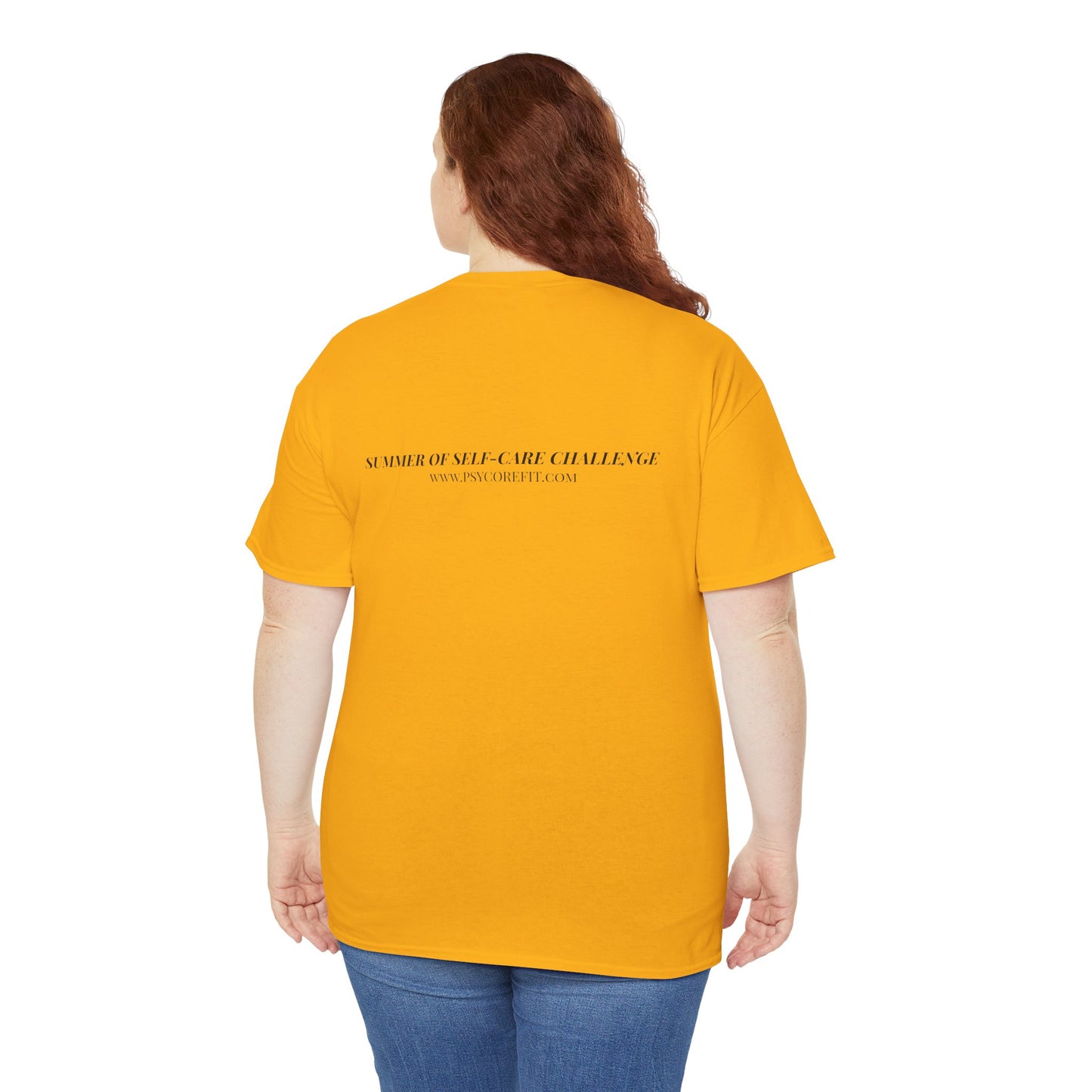 Sunshine is my Self-Care Strategy Unisex Heavy Cotton Tee - Empowering Self-Care Message Shirt