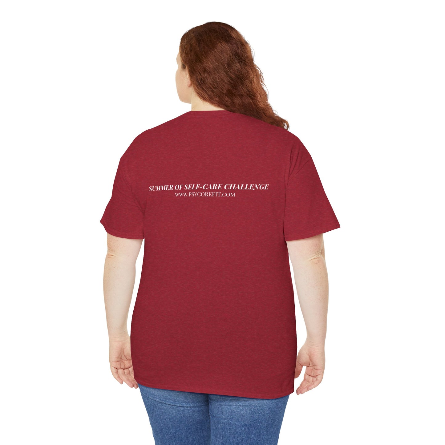 Sunshine is my Self-Care Strategy Unisex Heavy Cotton Tee - Empowering Self-Care Message Shirt